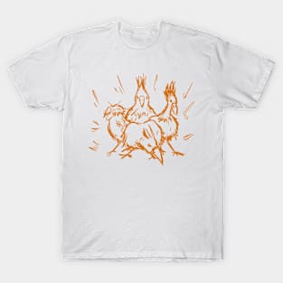 The Bad Birds (Orange) T-Shirt